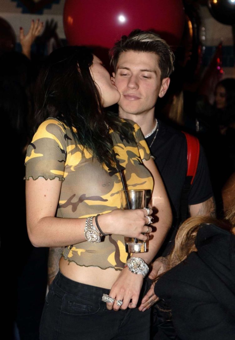 Bella Thorne Partying At Roxy In West Hollywood