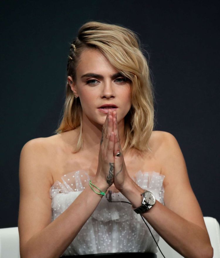 Cara Delevingne Attends 2019 Summer TCA Press Tour In Beverly Hills