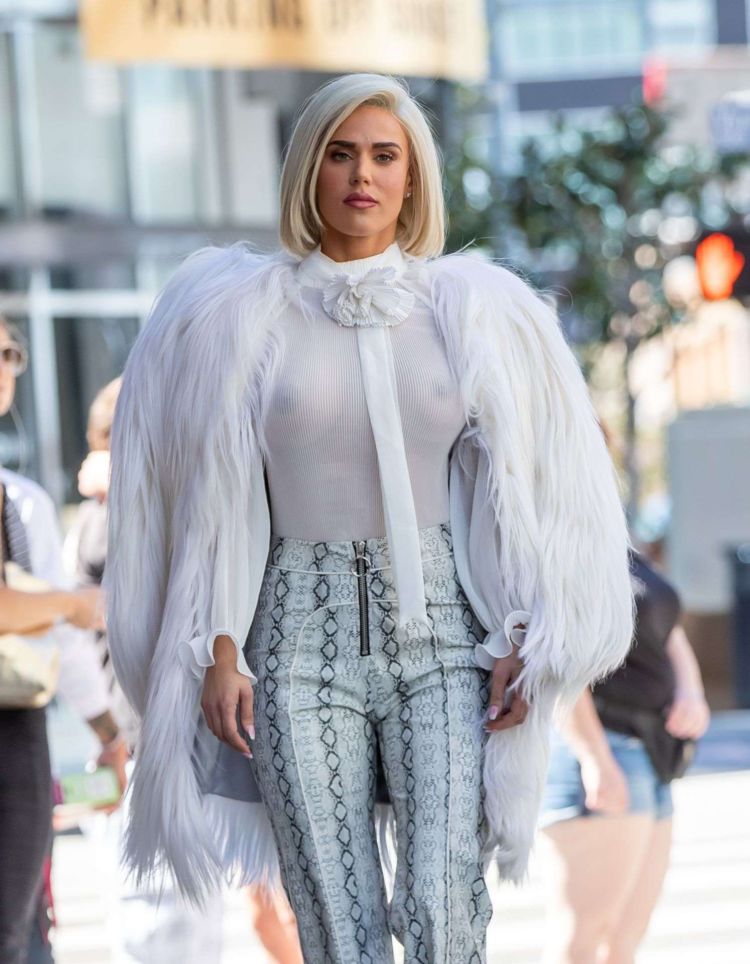 C.J. 'Lana' Perry Out And About In Hollywood