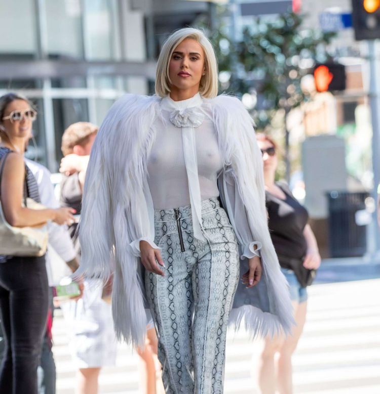 C.J. 'Lana' Perry Out And About In Hollywood