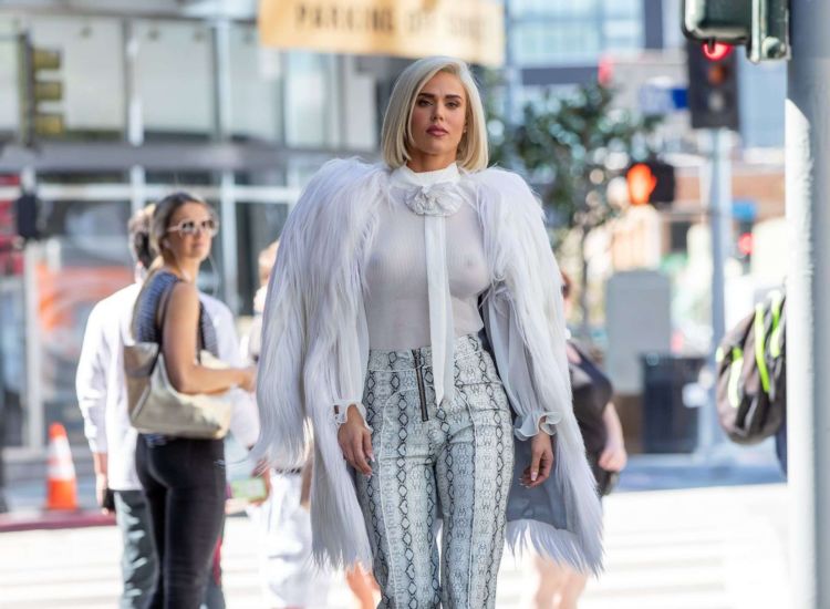 C.J. 'Lana' Perry Out And About In Hollywood