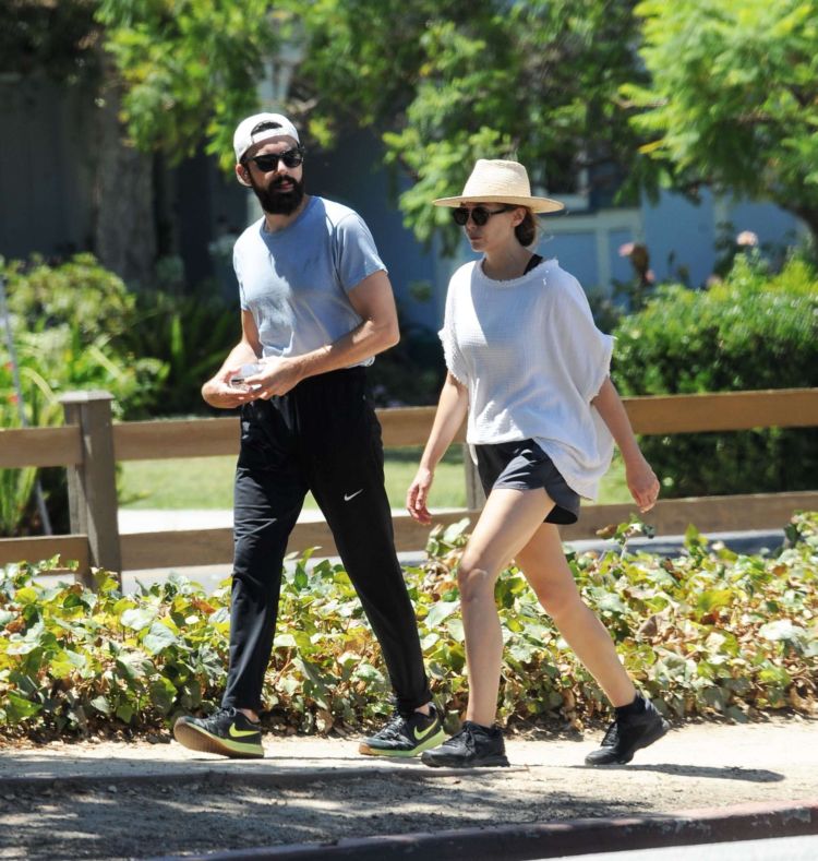 Elizabeth Olsen Candids In Shorts Out In Studio City