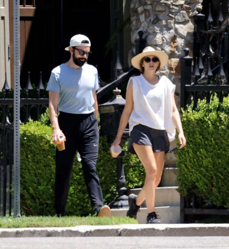 Elizabeth Olsen Candids In Shorts Out In Studio City