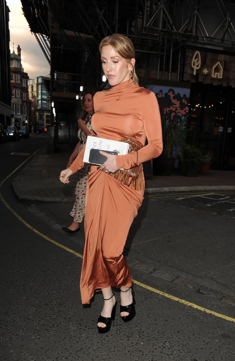 Gorgeous Ellie Goulding Spotted Leaving The Treehouse Hotel In London