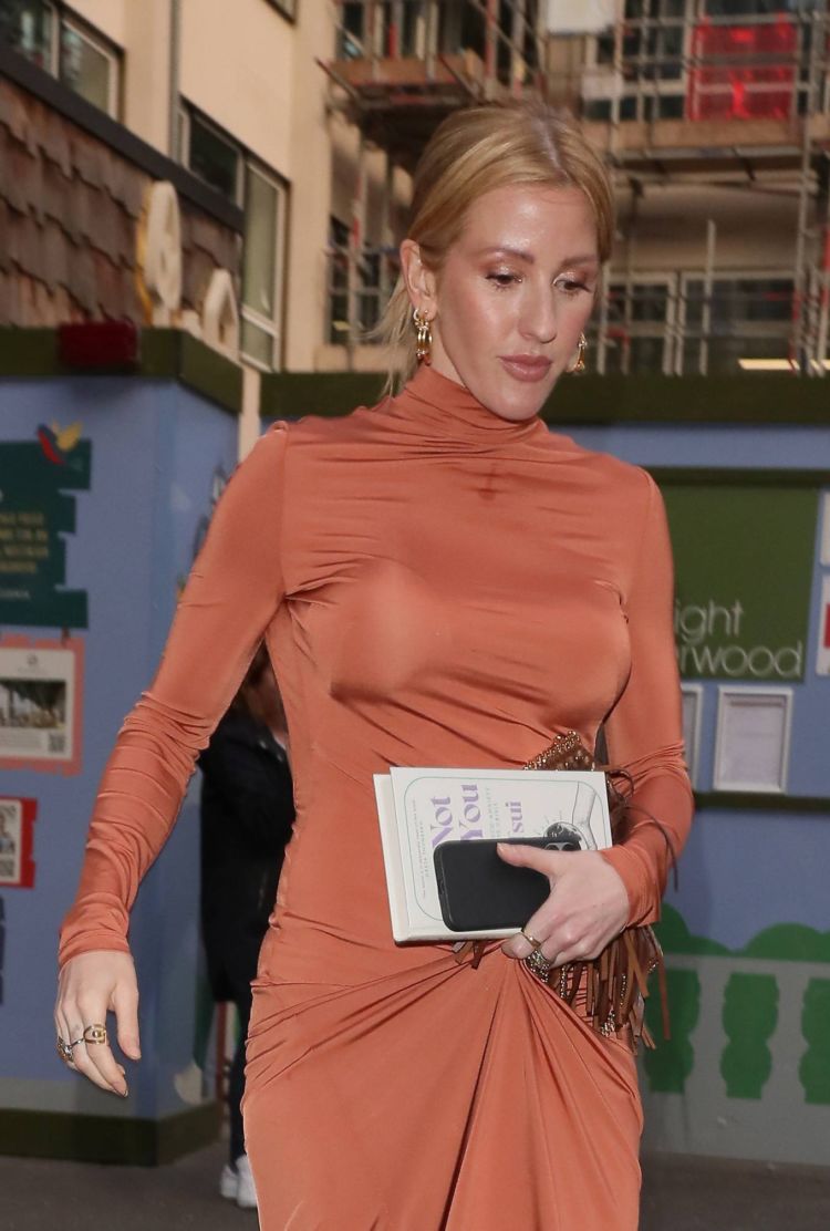 Gorgeous Ellie Goulding Spotted Leaving The Treehouse Hotel In London
