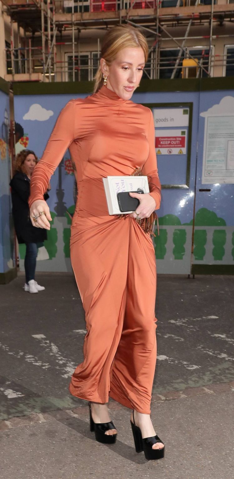 Gorgeous Ellie Goulding Spotted Leaving The Treehouse Hotel In London