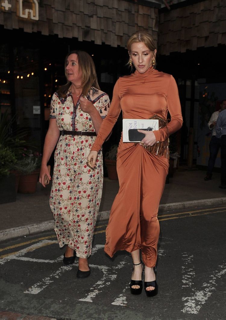 Gorgeous Ellie Goulding Spotted Leaving The Treehouse Hotel In London