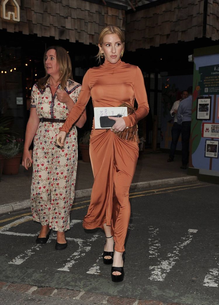 Gorgeous Ellie Goulding Spotted Leaving The Treehouse Hotel In London