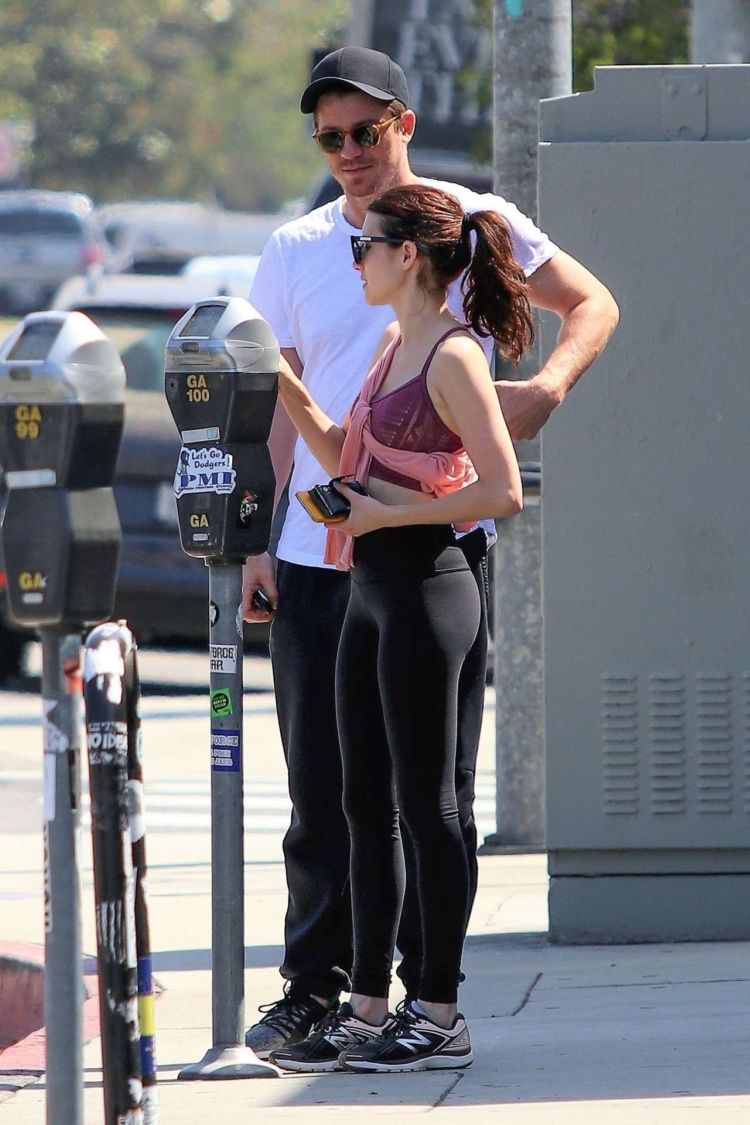 Emma Roberts Candids Outside A Gym In Los Angeles