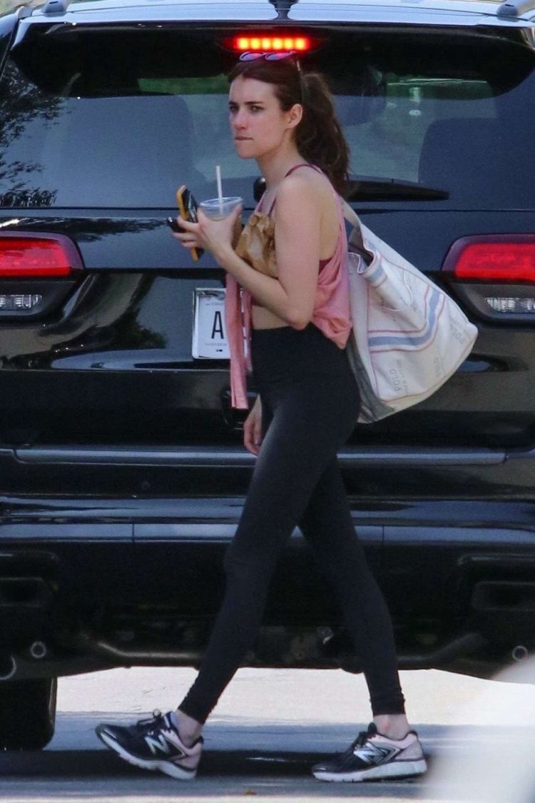 Emma Roberts Candids Outside A Gym In Los Angeles