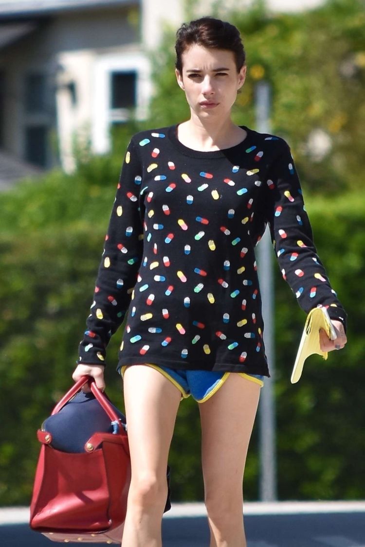 Emma Roberts Candids Out In Los Feliz