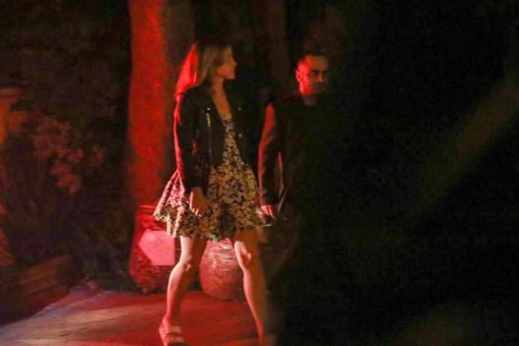 Emma Watson Spotted Arriving At A Party At The Bungalow In West Hollywood
