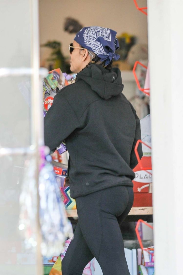 Halle Berry Spotted In Tights While Shopping In Los Angeles