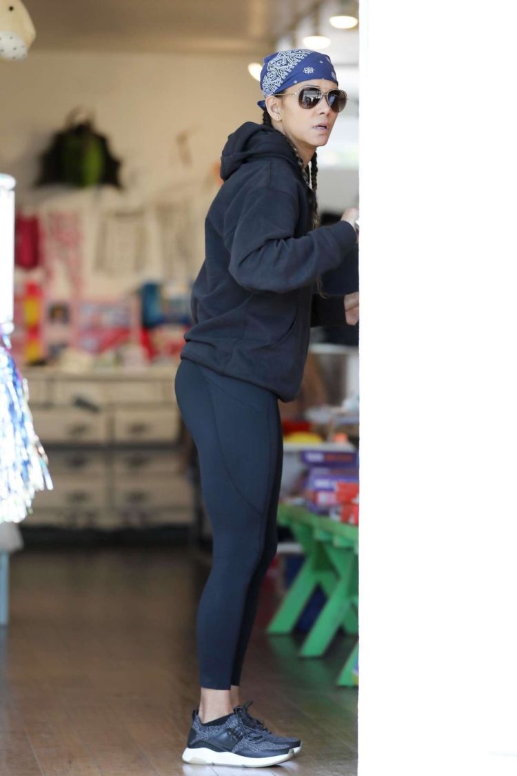 Halle Berry Spotted In Tights While Shopping In Los Angeles