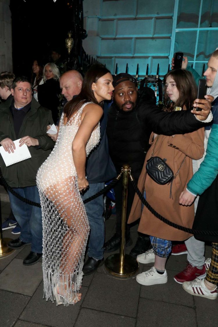 Irina Shayk Arrives At Annabel's Private Club In London