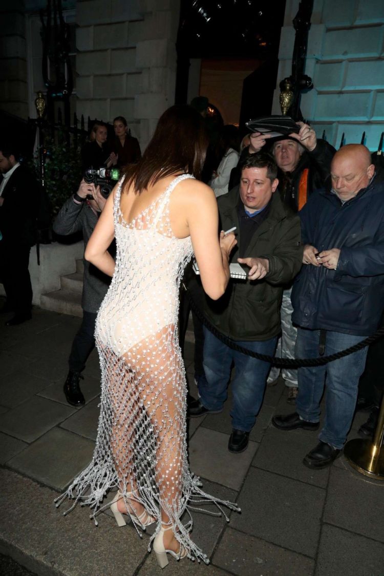 Irina Shayk Arrives At Annabel's Private Club In London