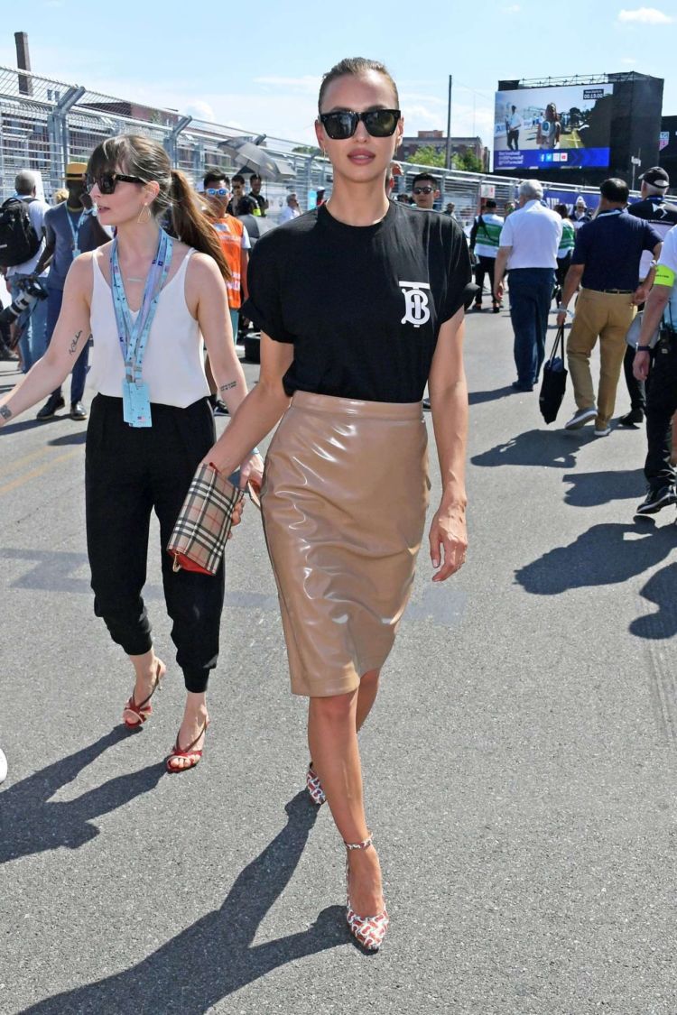 Irina Shayk Attends Formula E 2019 New York City E-Prix
