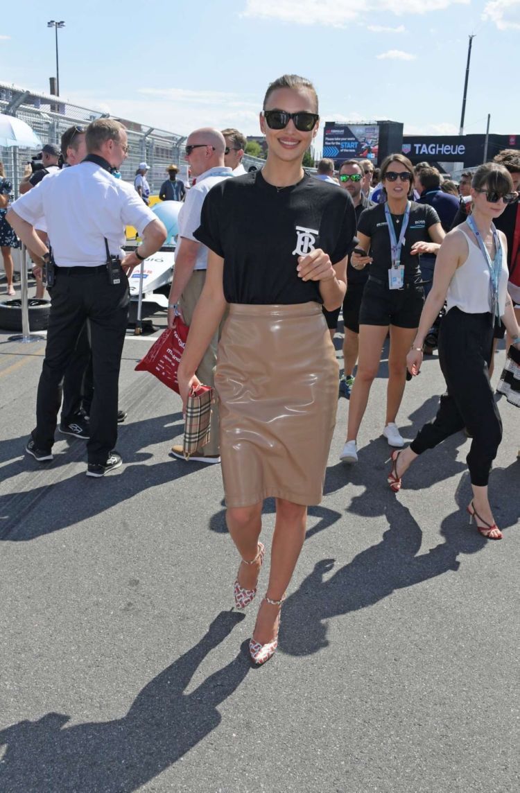 Irina Shayk Attends Formula E 2019 New York City E-Prix