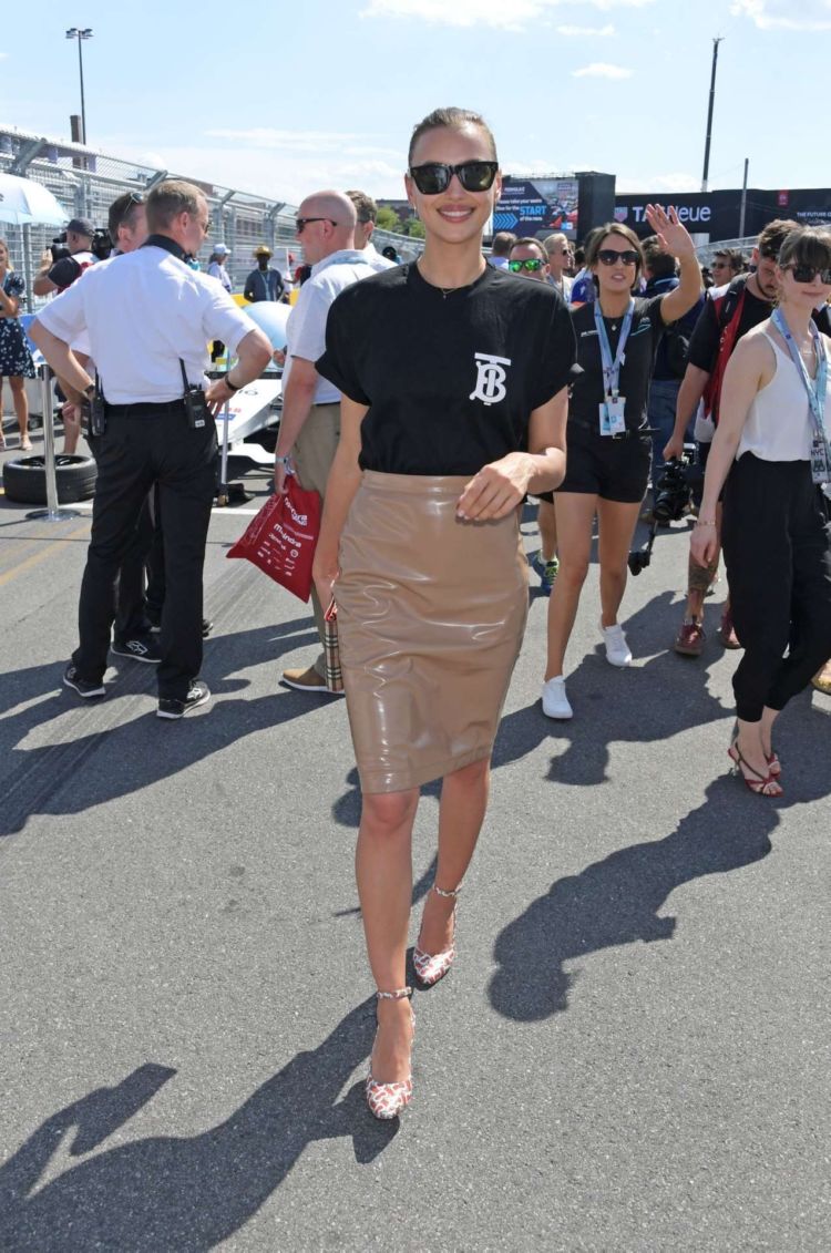 Irina Shayk Attends Formula E 2019 New York City E-Prix
