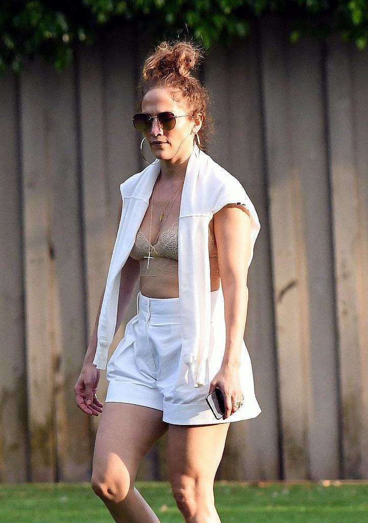 Jennifer Lopez At A Birthday Bash In Miami