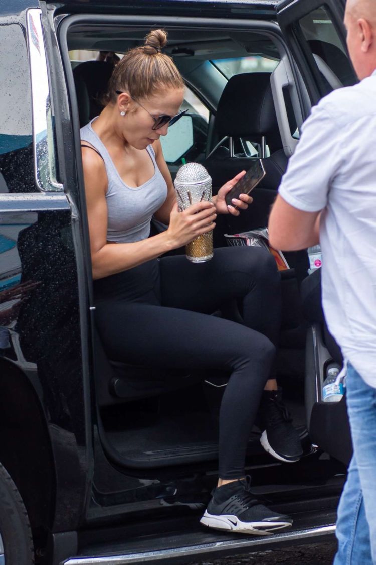 Jennifer Lopez Heading To The Gym In Miami