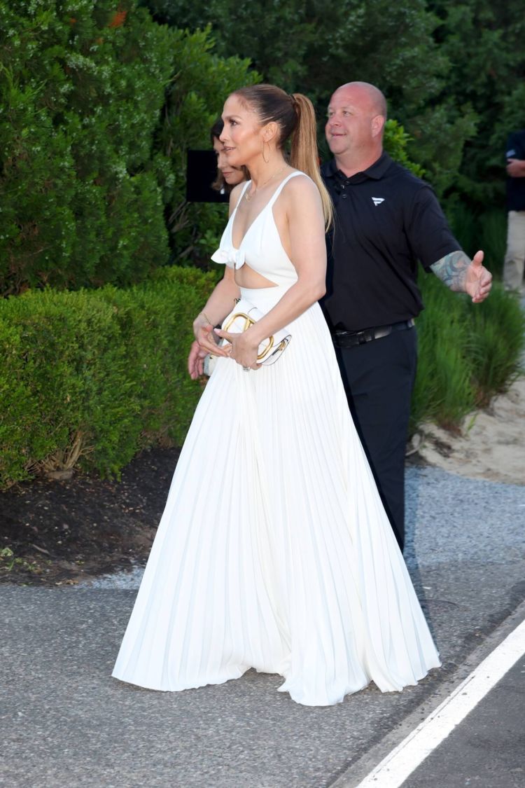 Jennifer Lopez Attends Michael Rubin's Fourth Of July Bash At His Hamptons Estate