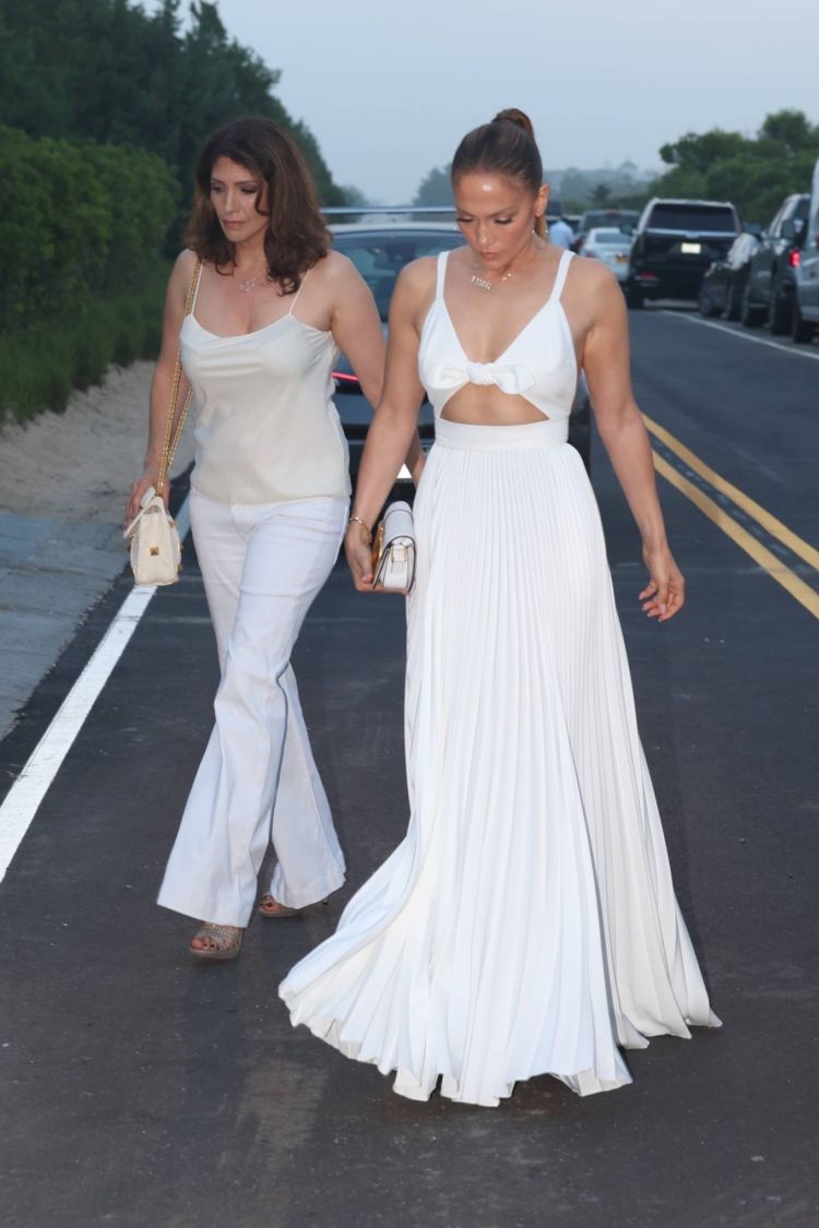 Jennifer Lopez Attends Michael Rubin's Fourth Of July Bash At His Hamptons Estate
