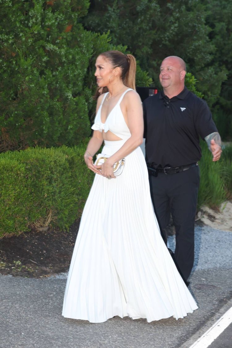 Jennifer Lopez Attends Michael Rubin's Fourth Of July Bash At His Hamptons Estate