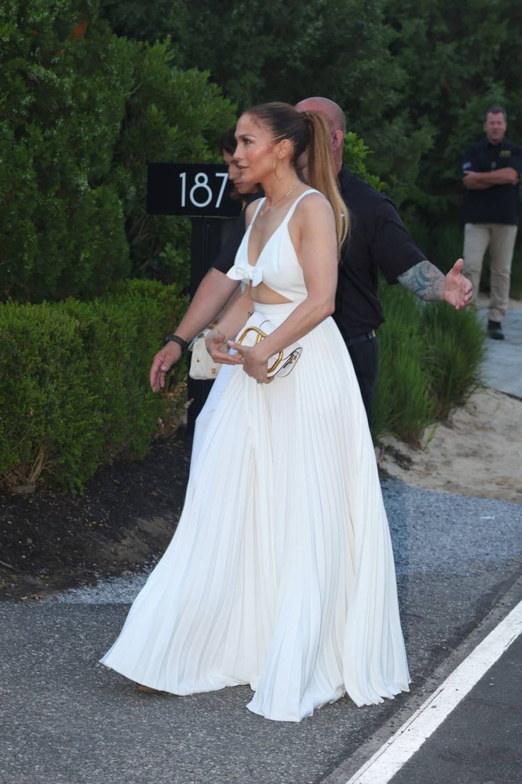 Jennifer Lopez Attends Michael Rubin's Fourth Of July Bash At His Hamptons Estate