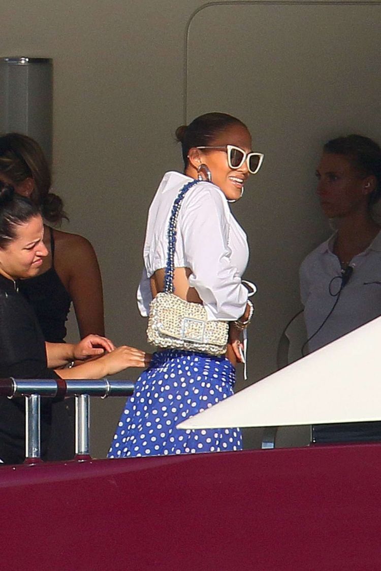 Jennifer Lopez At The Nikki Beach In St Tropez