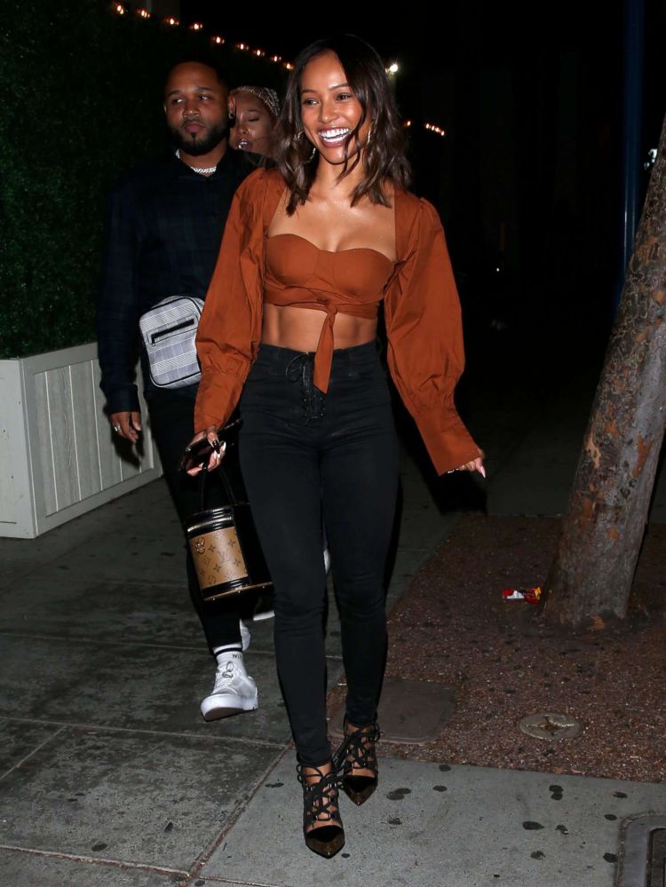 Karrueche Tran For A Night Out At Delilah In West Hollywood
