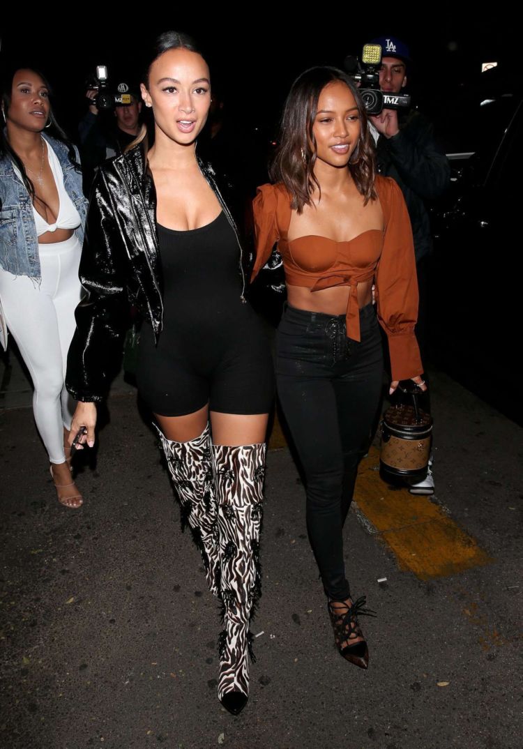 Karrueche Tran For A Night Out At Delilah In West Hollywood
