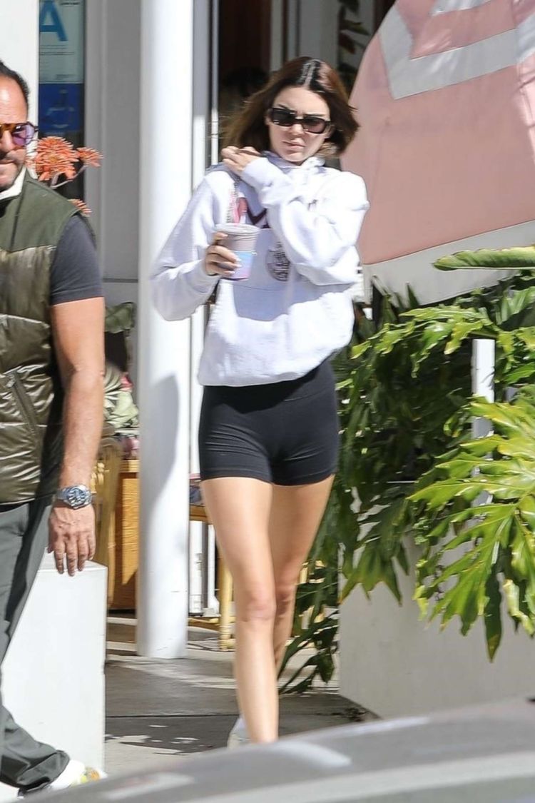 Kendall Jenner Candids Outside Cha Cha Matcha In West Hollywood