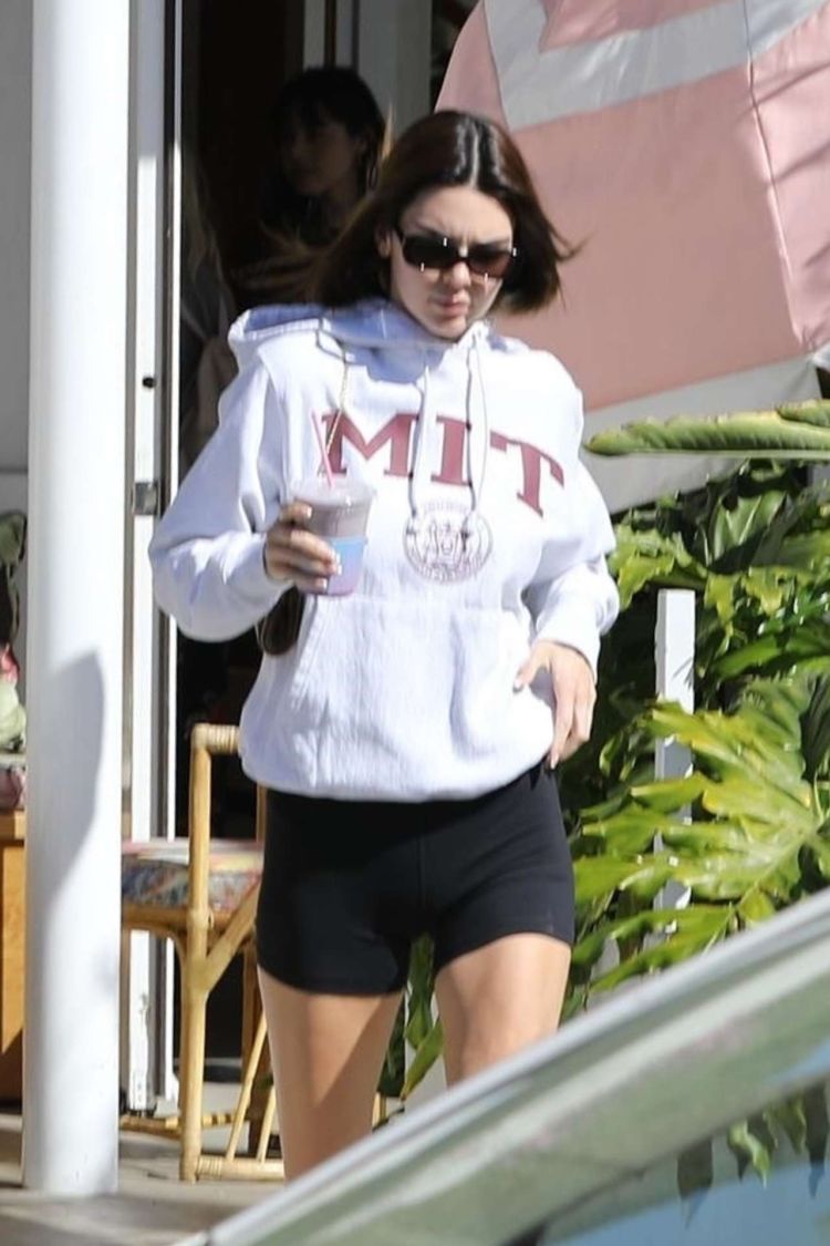 Kendall Jenner Candids Outside Cha Cha Matcha In West Hollywood