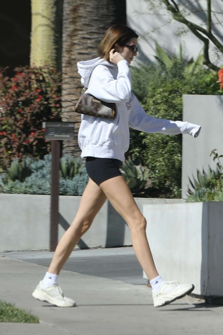 Kendall Jenner Candids Outside Cha Cha Matcha In West Hollywood
