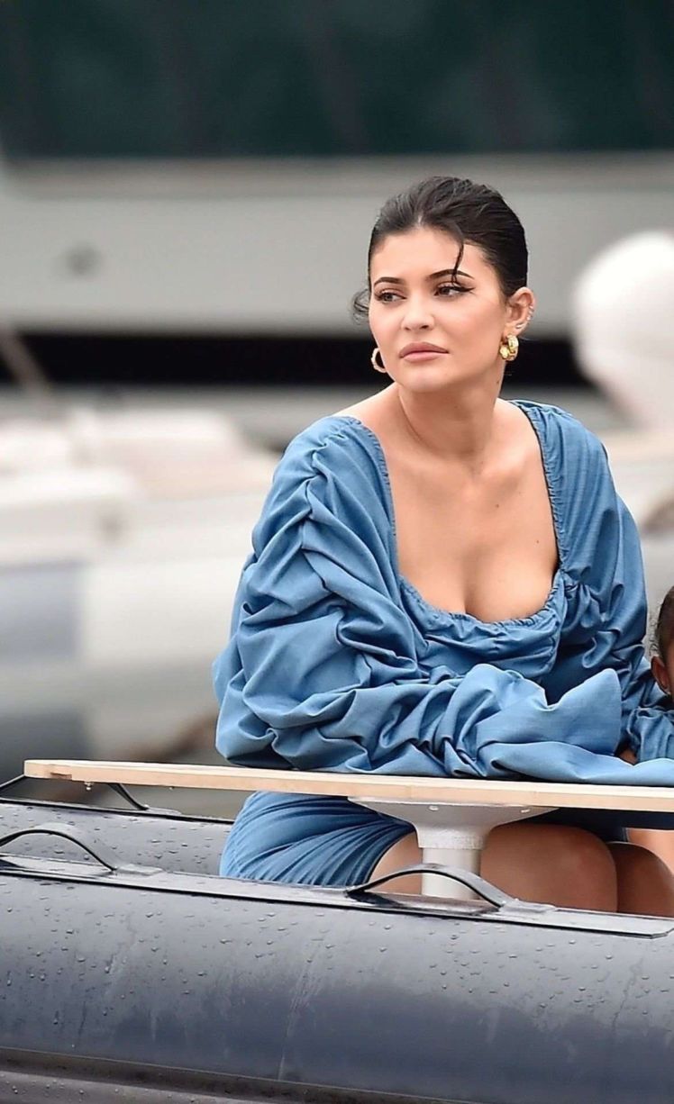 Kylie Jenner Candids Out In Portofino