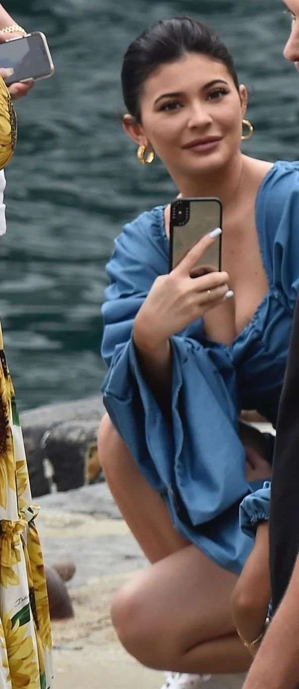 Kylie Jenner Candids Out In Portofino