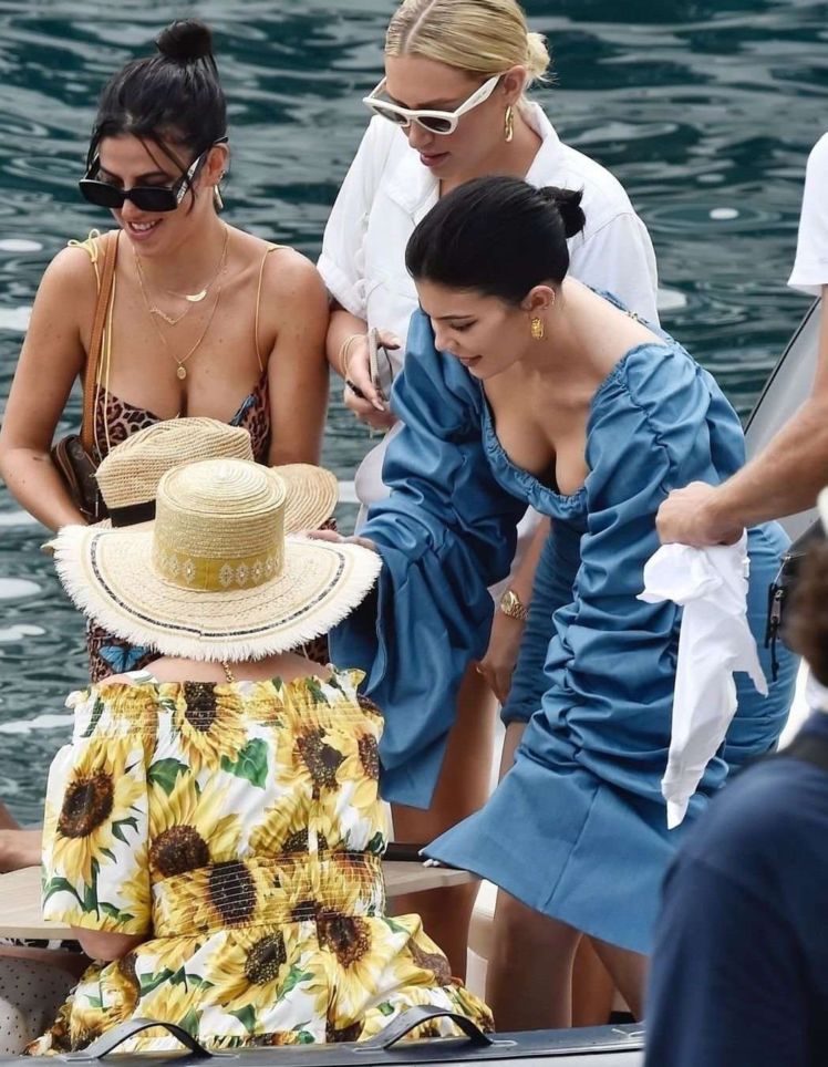 Kylie Jenner Candids Out In Portofino
