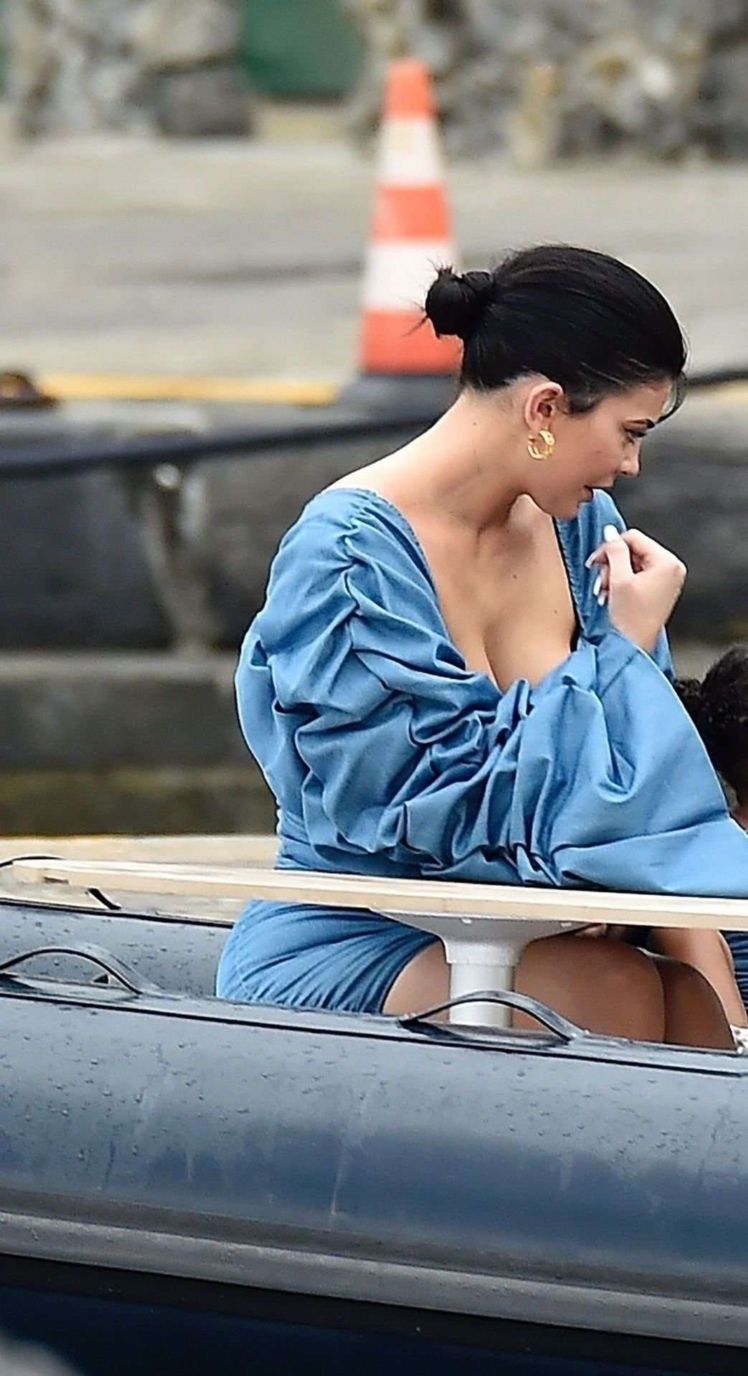 Kylie Jenner Candids Out In Portofino
