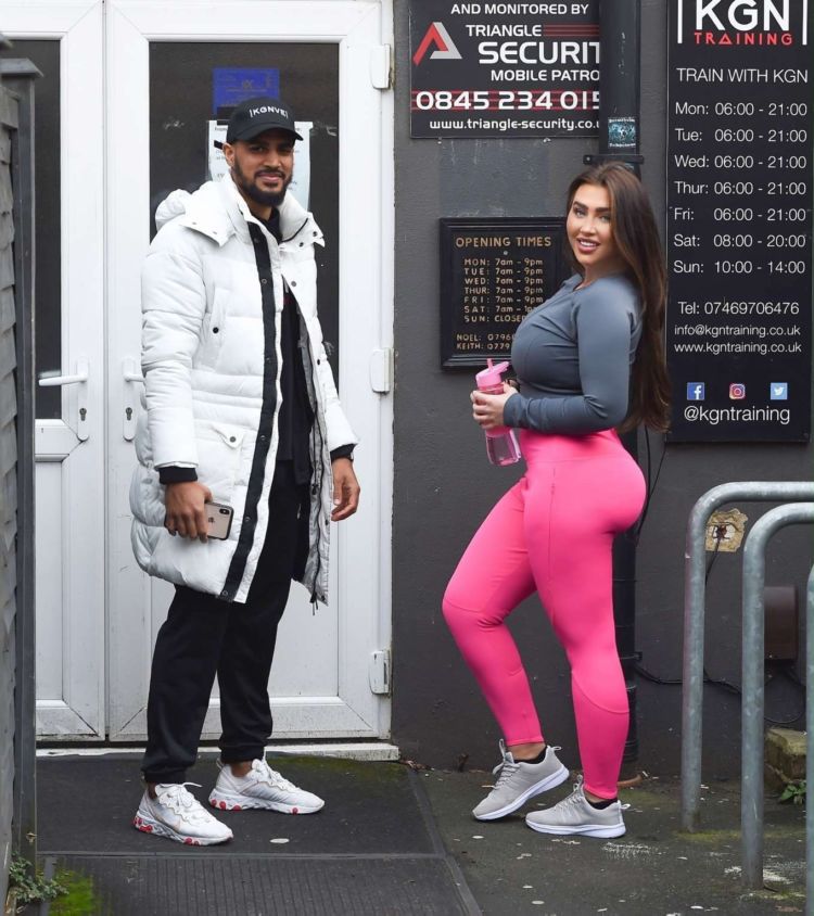 Lauren Goodger Spotted Leaving The Gym In Chigwell