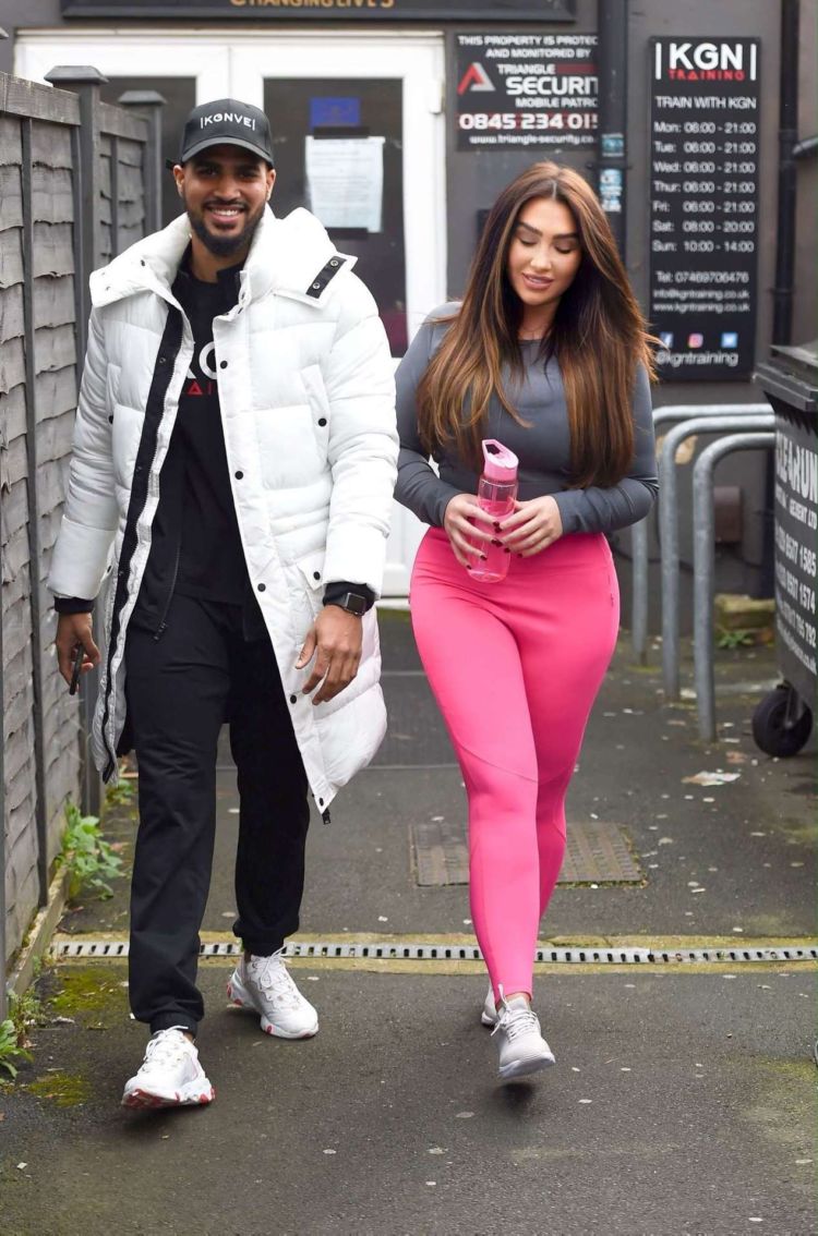 Lauren Goodger Spotted Leaving The Gym In Chigwell