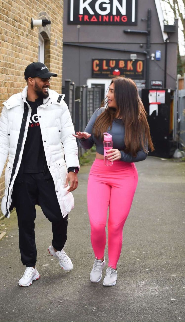 Lauren Goodger Spotted Leaving The Gym In Chigwell