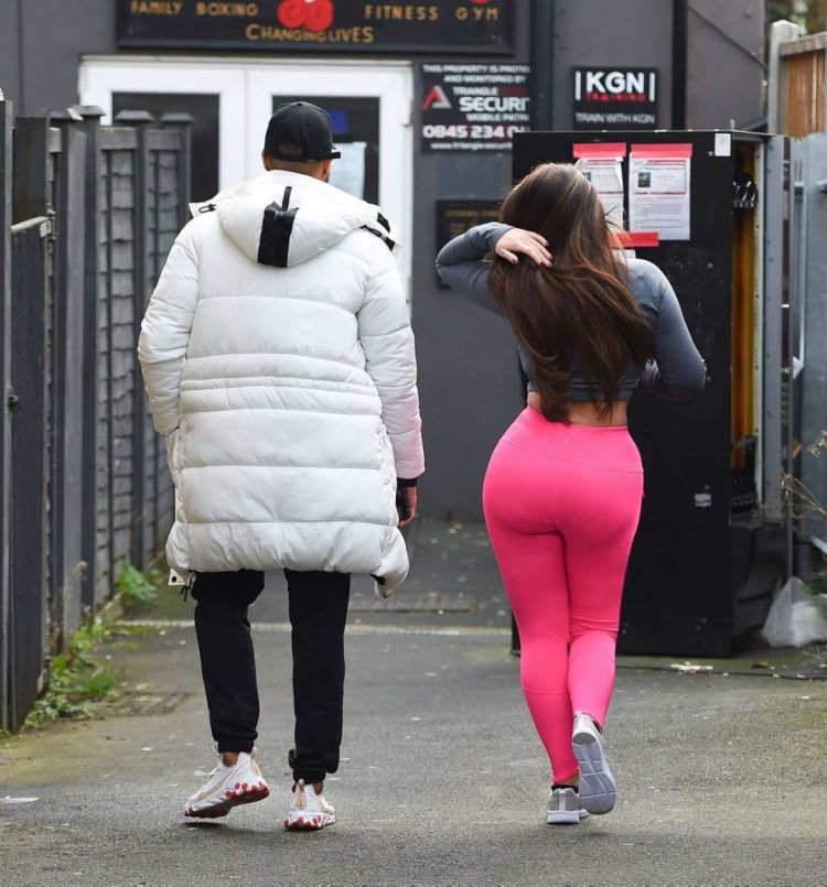 Lauren Goodger Spotted Leaving The Gym In Chigwell