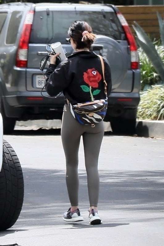 Lucy Hale Candids Outside Her Home In West Hollywood