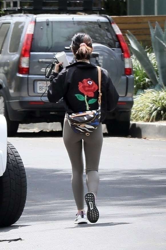 Lucy Hale Candids Outside Her Home In West Hollywood