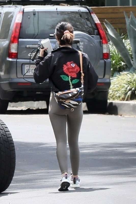 Lucy Hale Candids Outside Her Home In West Hollywood