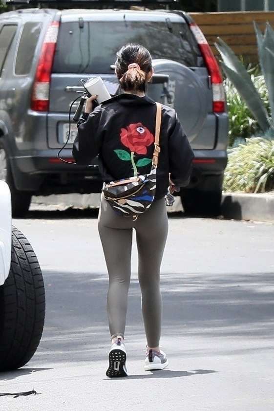 Lucy Hale Candids Outside Her Home In West Hollywood