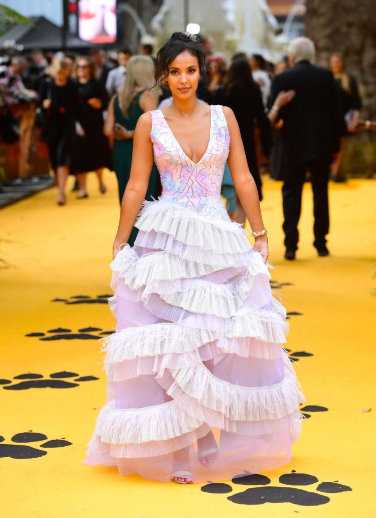 Gorgeous Maya Jama At The European Premiere Of 'The Lion King' In London
