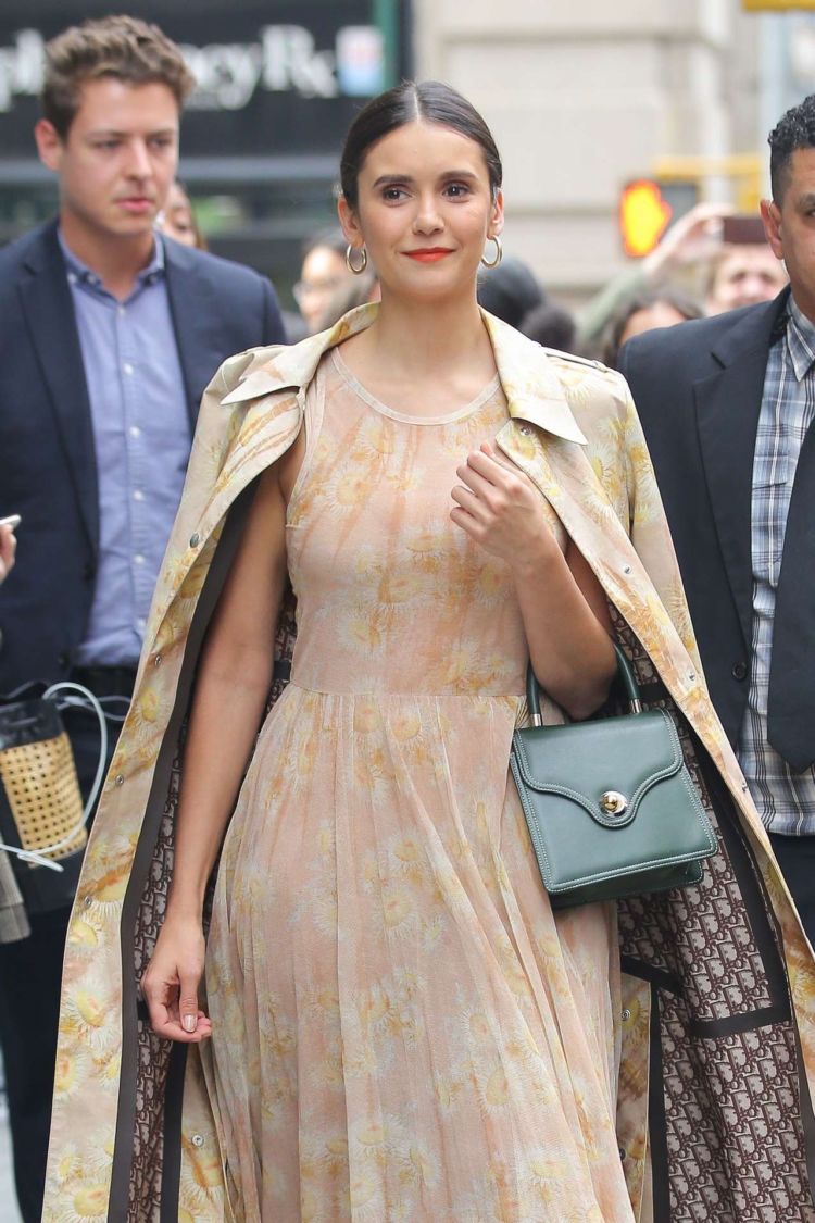 Nina Dobrev Spotted Outside The Build Series In New York