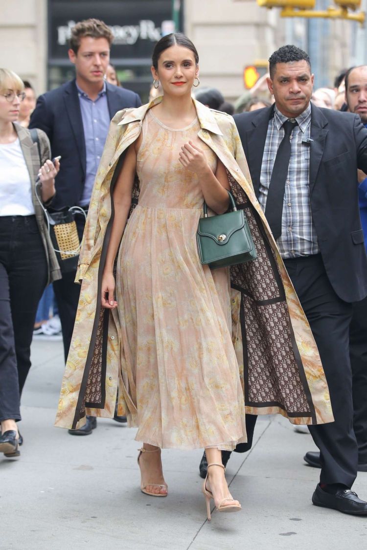 Nina Dobrev Spotted Outside The Build Series In New York